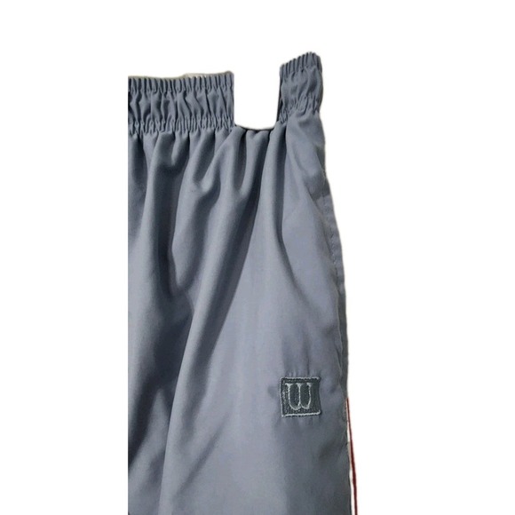 Vintage Wilson Athletics Gray Windbreaker Sweatpants Track Pants M - Picture 2 of 7